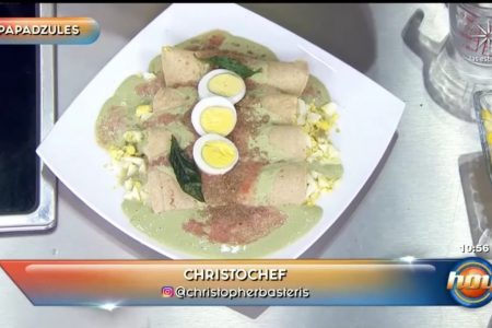 Chef yucateco prepara papadzules en el programa “Hoy”