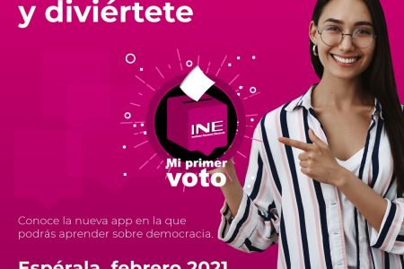 Con la app ‘Mi primer voto’, el INE promueve que los jóvenes participen