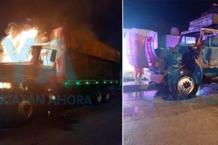 Se incendia un camión estacionado en Ciudad Caucel