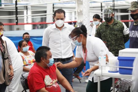 Sigue avanzando vacunación contra el Coronavirus en Yucatán