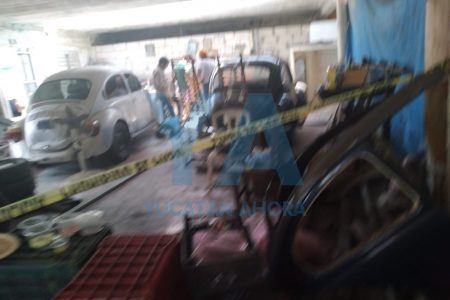 Explota tanque de soldadura en un taller de hojalatería en Progreso