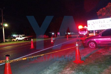 Muere atropellado en la carretera Mérida-Tixkokob