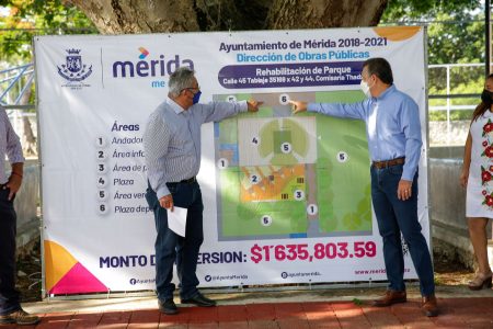 Transforman el entorno urbano en colonias y comisarías del sur de Mérida