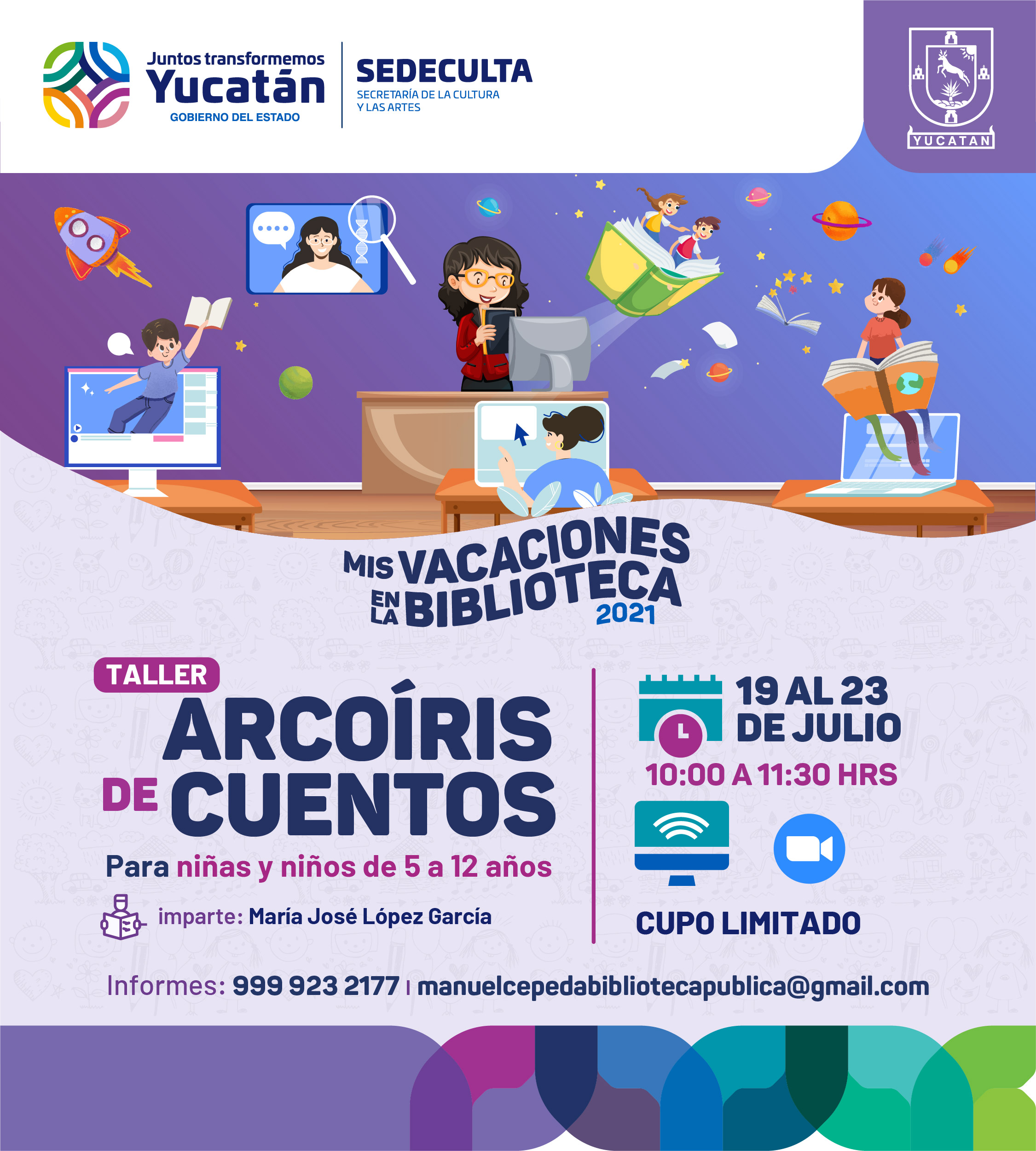Niños y adolescentes podrán participar en “Mis vacaciones en la biblioteca”  – Yucatan Ahora