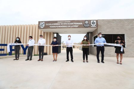 Inauguran el nuevo edificio de la Escuela Normal de Educación Primaria “Rodolfo Menéndez de la Peña”