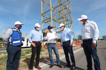 Avanzan trabajos para mejorar la movilidad y dar más seguridad vial en el Periférico de Mérida