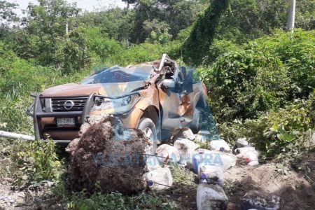 Trágico accidente en el entronque a Sucilá, en la carretera Mérida-Tizimín