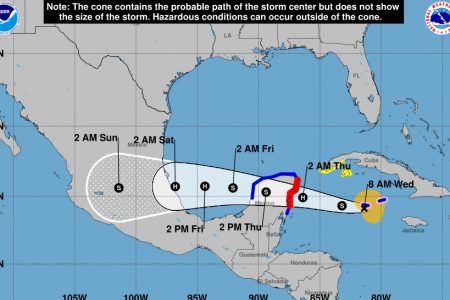 Grace enfila hacia la Península de Yucatán; hoy ya será huracán