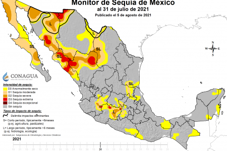 Hay 17 estados libres de sequía, entre ellos Yucatán