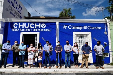Inaugura Chucho Pérez Ballote casa de enlace con servicios innovadores