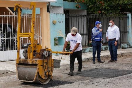 Renán Barrera impulsa obras de construcción, reconstrucción y repavimentación en Mérida