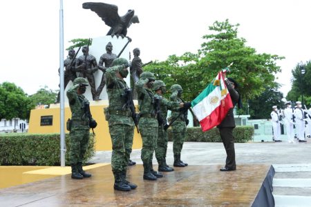 ¡Murió por la Patria! Conmemoran la gesta de los Niños Héroes de Chapultepec