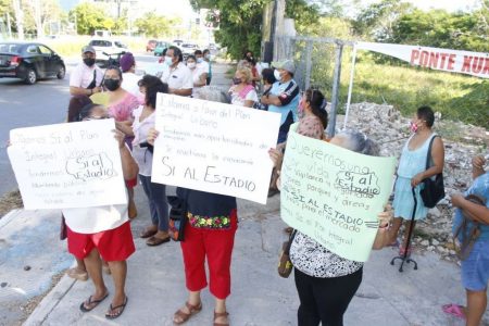 Vecinos de Cordemex, entusiasmados con la derrama económica que dejará el Estadio Sostenible de Yucatán