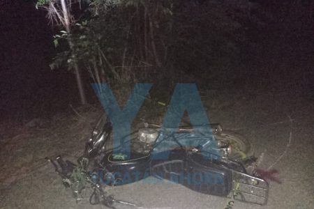 Fallece motociclista en carretera del sur de Yucatán