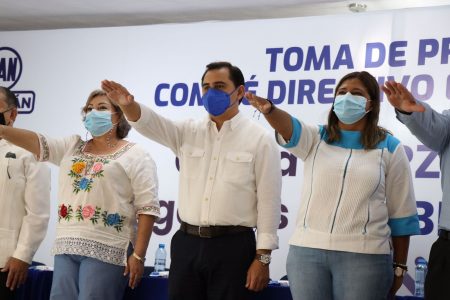Asís Cano toma protesta como dirigente del PAN Yucatán para el periodo 2021-2024
