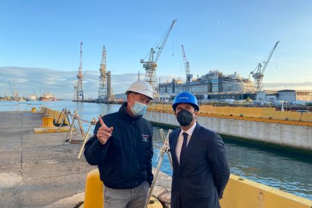 Mauricio Vila visita en Italia astilleros y empresas dedicadas a la fabricación de barcos y cabinas navales