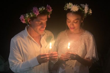 Rommel Pacheco y Lylo Fa se casan en íntima ceremonia maya