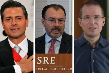 FGR acusará a Peña Nieto, Videgaray y Anaya de delincuencia organizada, asegura el periódico Milenio