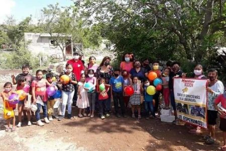 Recaudan juguetes para donar a pequeños del sur de Mérida