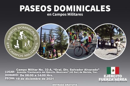 Ejército Mexicano invita a Paseo Dominical.