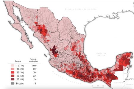 Índices de pobreza en Yucatán se elevaron hasta un 16,6% en 3 años: Coneval