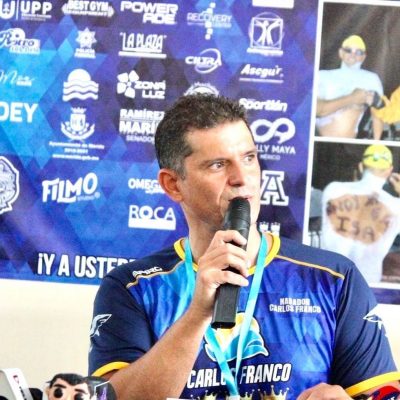 El yucateco Carlos Franco obtiene un nuevo nivel como entrenador de aguas abiertas