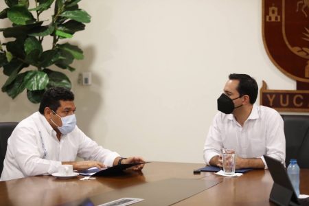 Reafirman el Gobernador Mauricio Vila Dosal y el director de Fonatur, Javier May Rodríguez, su compromiso de continuar impulsando proyectos en beneficio de las familias yucatecas