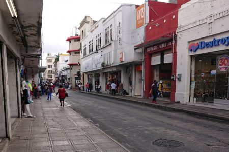 A diferencia de diciembre, calles del Centro Histórico de Mérida lucen con menos gente