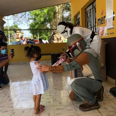 Inicia Rommel 2022 visitando a vecinos en colonias y comisarías de Mérida