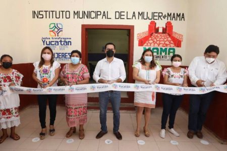 El Gobernador Mauricio Vila Dosal inaugura el Instituto Municipal de la Mujer en Mama