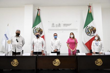 Congreso del Estado y Club Rotario Mérida Montejo suman esfuerzos en beneficio de la sociedad
