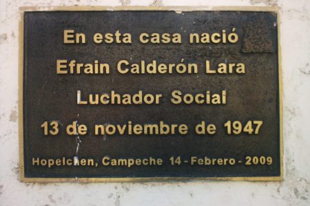 Desvelarán placa conmemorativa en honor a Efraín Calderón Lara “Charras”, a 48 años de su muerte
