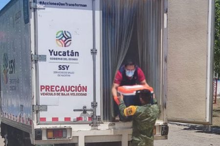 Arriba a Yucatán un nuevo lote con 11,900 vacunas contra el Coronavirus