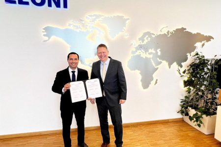 Gobernador Mauricio Vila Dosal firma carta de intención con empresa alemana Leoni para generar más empleos para los yucatecos