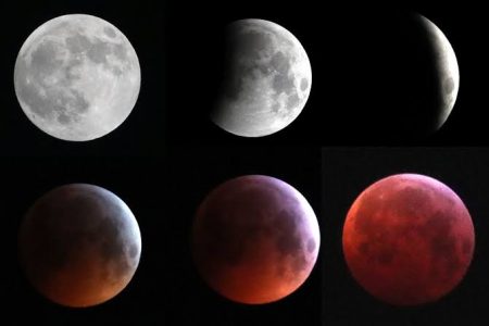 Eclipse total de Luna durará 3.5 h, este domingo 15 y lunes 16