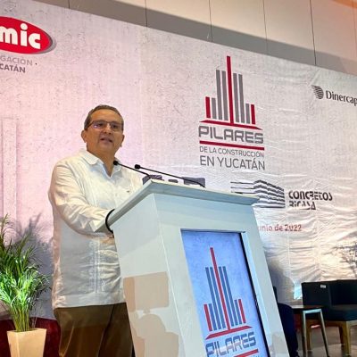 Los constructores tenemos que dar nuestro mejor esfuerzo para levantar a México, afirma Luis Fernández López, Premio “Pilares de la Construcción en Yucatán 2022