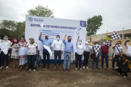 <strong>Inicia la construcción de la primaria “Fabián Sansores” del municipio de Tekax</strong>