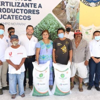 El Gobernador Mauricio Vila Dosal continúa apoyando a los productores yucatecos