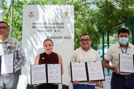 CICY y Ayuntamiento de Cozumel se unen en favor del medio ambiente