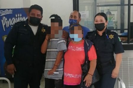 Agentes de la Policía Municipal de Mérida apoyaron a la localización del joven D.K.Ch.
