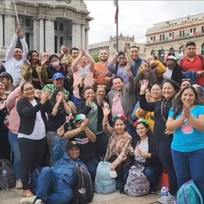 Yucatecos viajan a CDMX para dar el Grito con AMLO