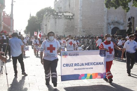 CRUZ ROJA MEXICANA PRESENTE EN EL CCXII ANIVERSARIO DE INICIO DE INDEPENDENCIA 
