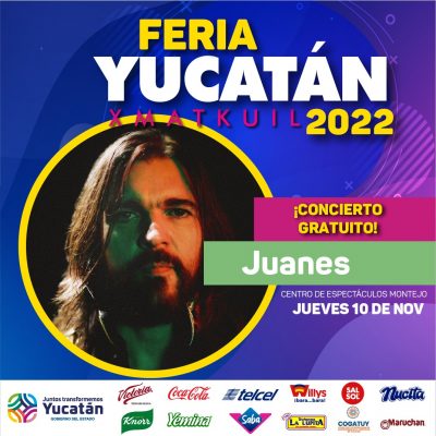 Boletos para el concierto de Juanes se estarán entregando este sábado y domingo en parques de Mérida