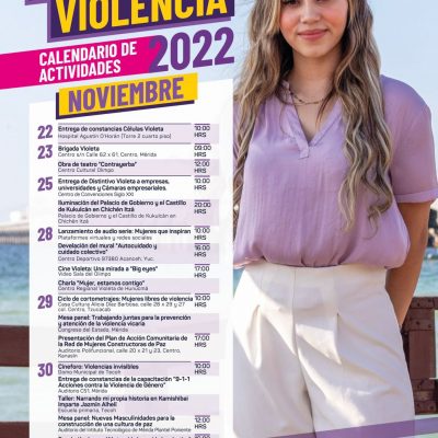 Semujeres presenta actividades por el Día Internacional de la Eliminación de la Violencia contra las Mujeres