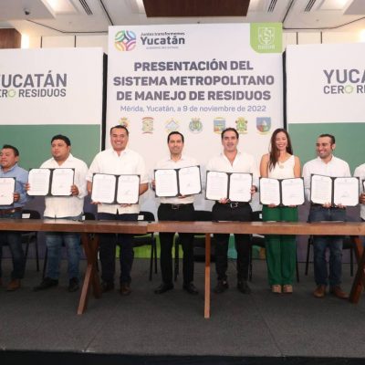 Yucatán da un paso histórico con el Sistema Metropolitano de Manejo de Residuos, que presentó el Gobernador Mauricio Vila Dosal