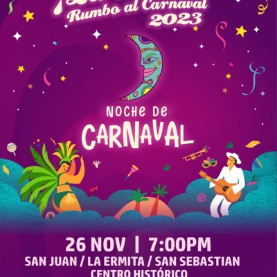 Todo listo para la tercera edición de Noche de Carnaval