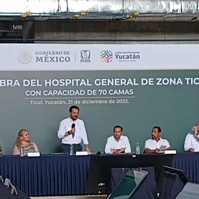 NUEVO HOSPITAL DE TICUL QUEDARÁ LISTO EN MAYO DEL 2024
