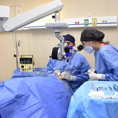 Gobierno del Estado realiza exitosa jornada de cirugías extramuros de cataratas en el sur del estado