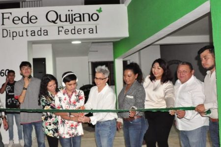 Federica Quijano pone en servicio su casa de enlace y gestión para atención de los yucatecos