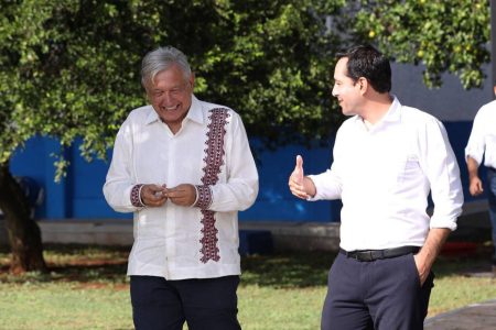 El Gobernador Mauricio Vila Dosal y el Presidente Andrés Manuel López Obrador revisan avances de los proyectos estratégicos para Yucatán